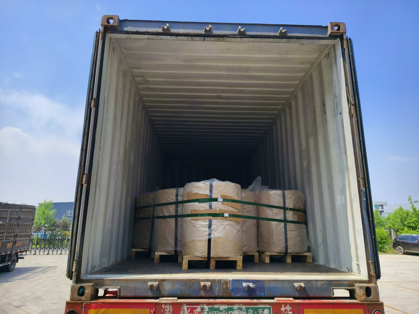 Delivery of steel strapping to Germany customers (图2) Delivery of steel strapping to Germany customers (图2)