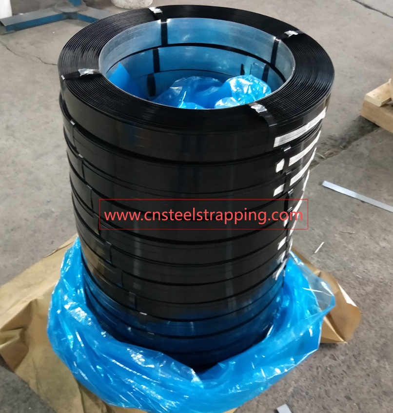 Black Painted Waxed Steel Strapping(图1)